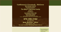 Desktop Screenshot of cattlemensglenwood.com